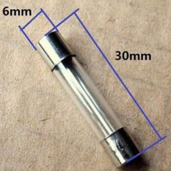 72 Pcs AGC Auto Glass Fuse 0.5A to 30A ( 6mm X 30mm) Kit (9)Assorted Sizes W/Box - Picture 2 of 2